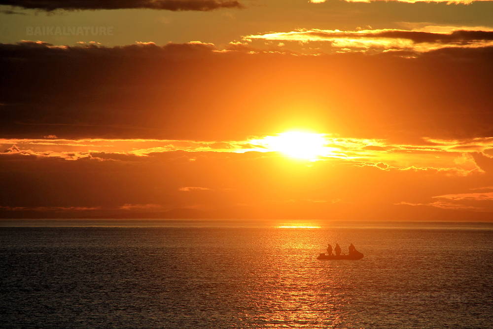 Sunset in the Sea of Okhotsk
